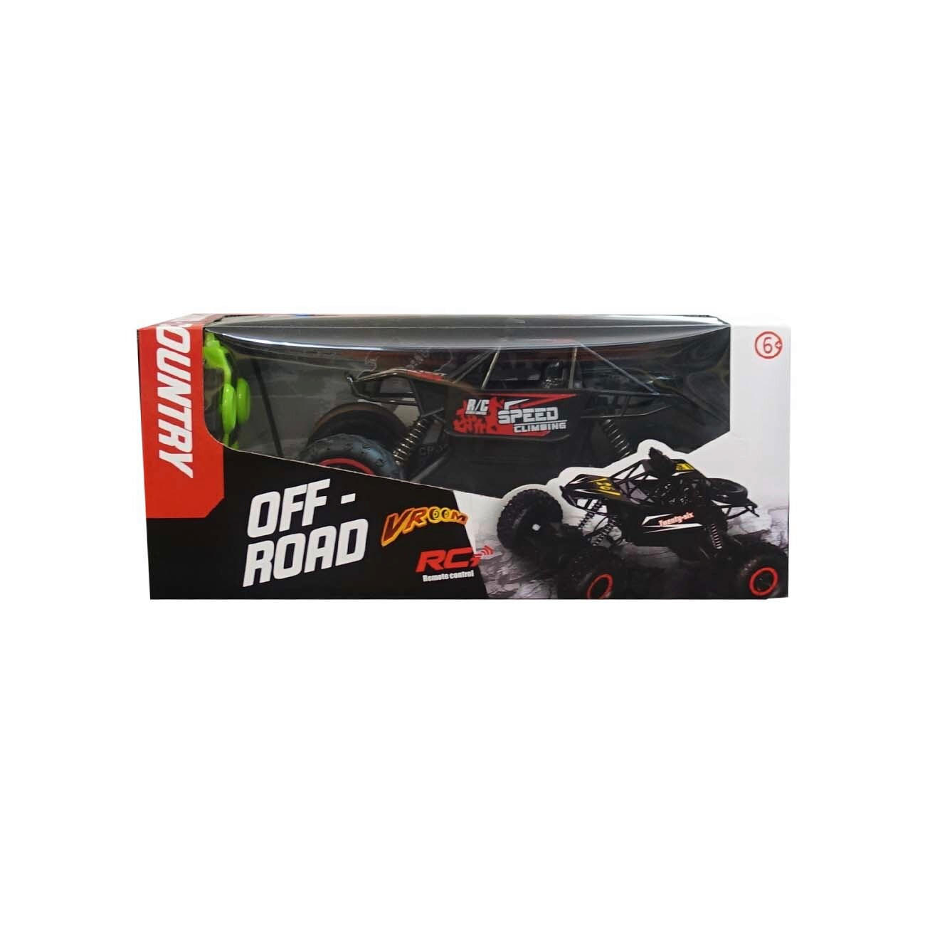 ČETVEROCIKL  Vroom  - svijetlo crvena/crna, Basics, plastika (39/17/18cm)