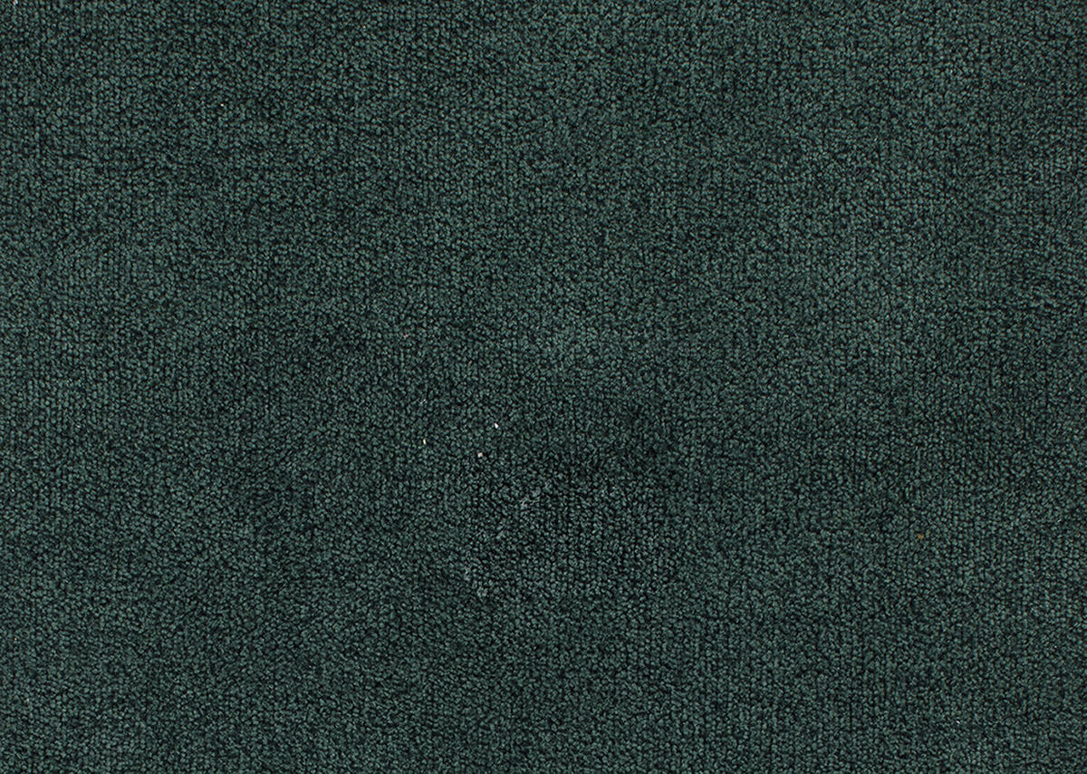 ECKSOFA in Flachgewebe Dunkelgrün  - Dunkelgrün/Silberfarben, Konventionell, Holz/Textil (255/186cm) - Cantus