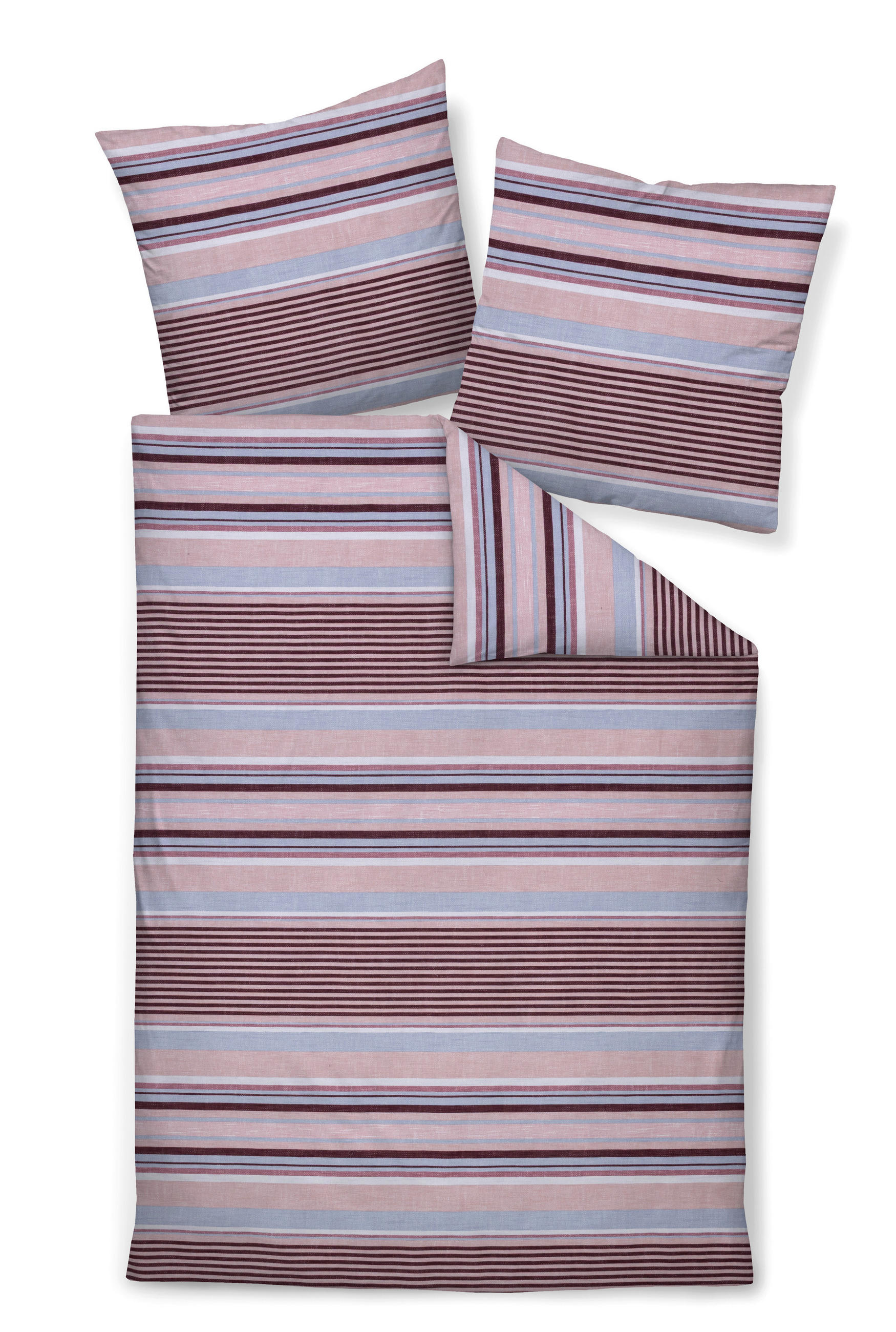 BETTWÄSCHE Biber 200/200 cm  - Beere, Design, Textil (200/200cm) - Janine