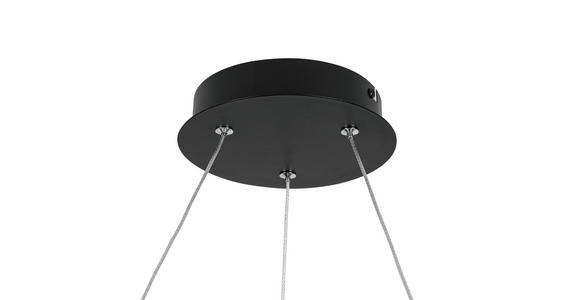 LED-HÄNGELEUCHTE 60/120 cm - Schwarz, Basics, Kunststoff/Metall (60/120cm) - Novel