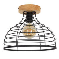PLAFONJERA ESPEN  - braon/crna, Trendi, drvo/metal (35/28cm)