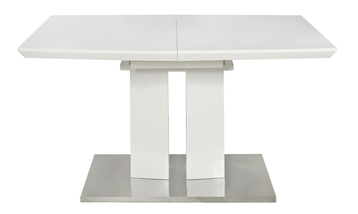 TRPEZARIJSKI STO  bela   - bela, Dizajnerski, metal/pločasti materijal (130/170/76/85cm) - Xora