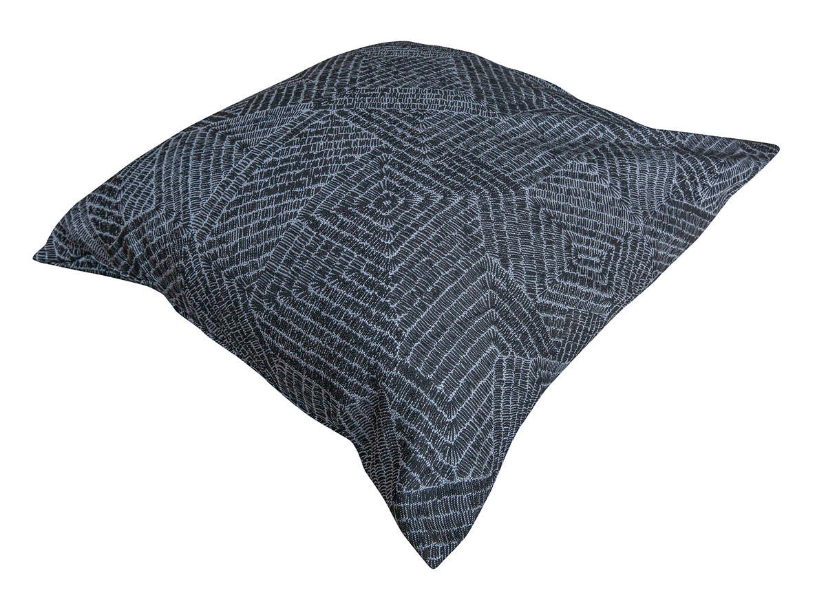 PREVLEKA BLAZINE 50/50 cm  - črna/bela, Design, tekstil (50/50cm) - Novel
