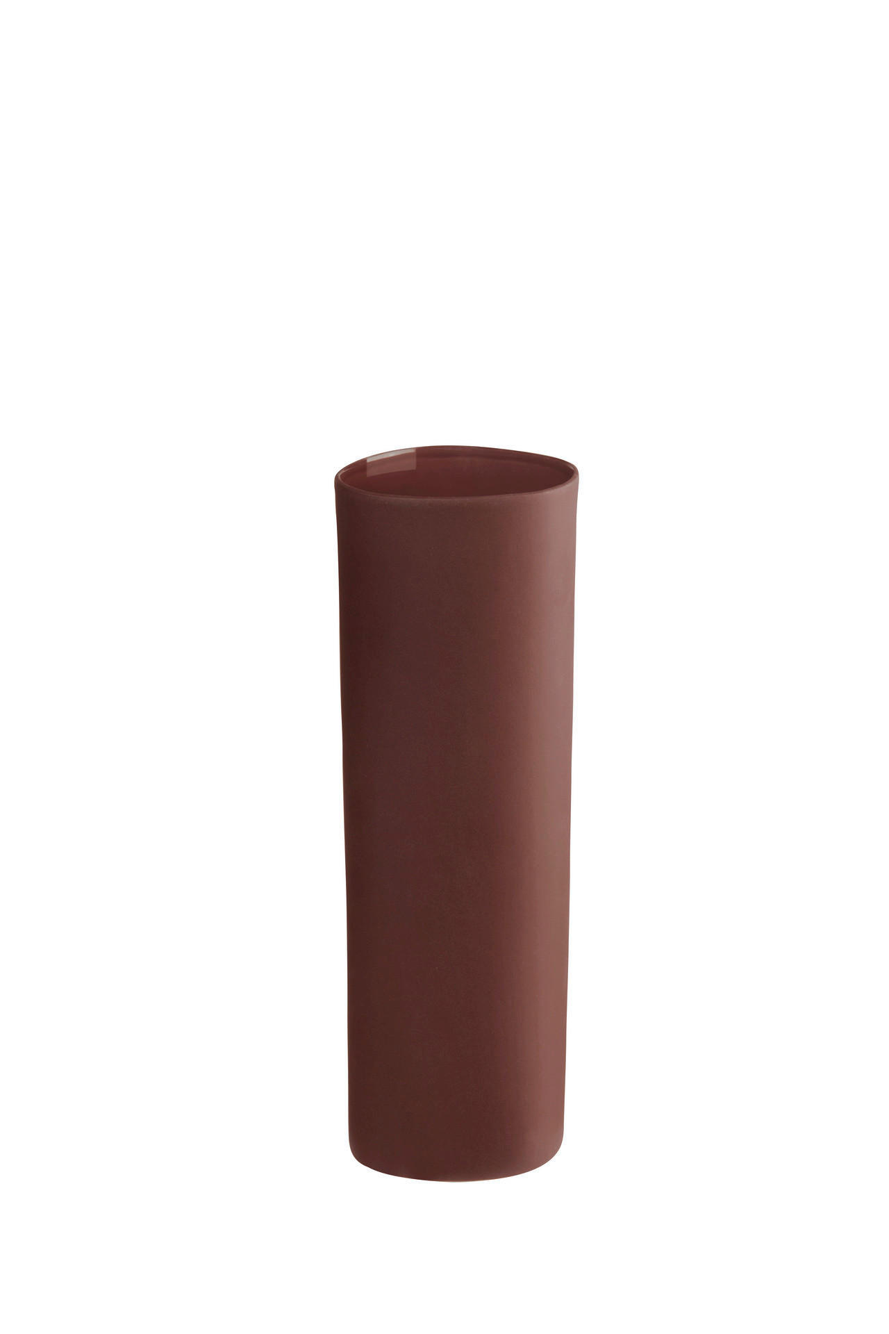 ASA Vase lines and squares Bordeaux 25 cm