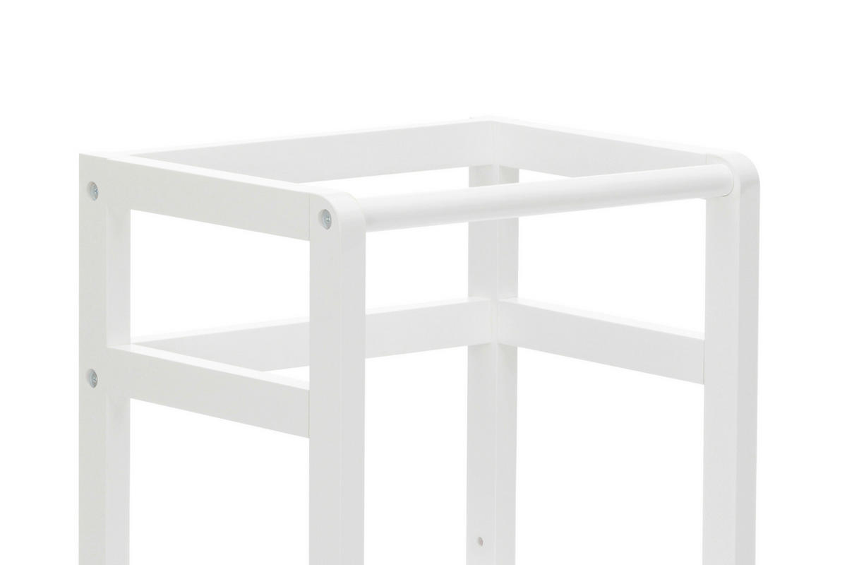 POMOĆNI STOLAC ZA DJECU  VISTA  - bijela, Basics, drvo (90/40/46cm)
