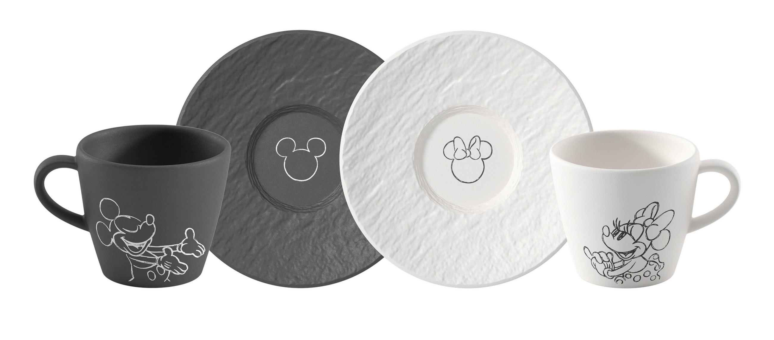 TASSENSET Manufacture Rock Mickey 4-teilig  - Multicolor, Basics, Keramik - Villeroy & Boch