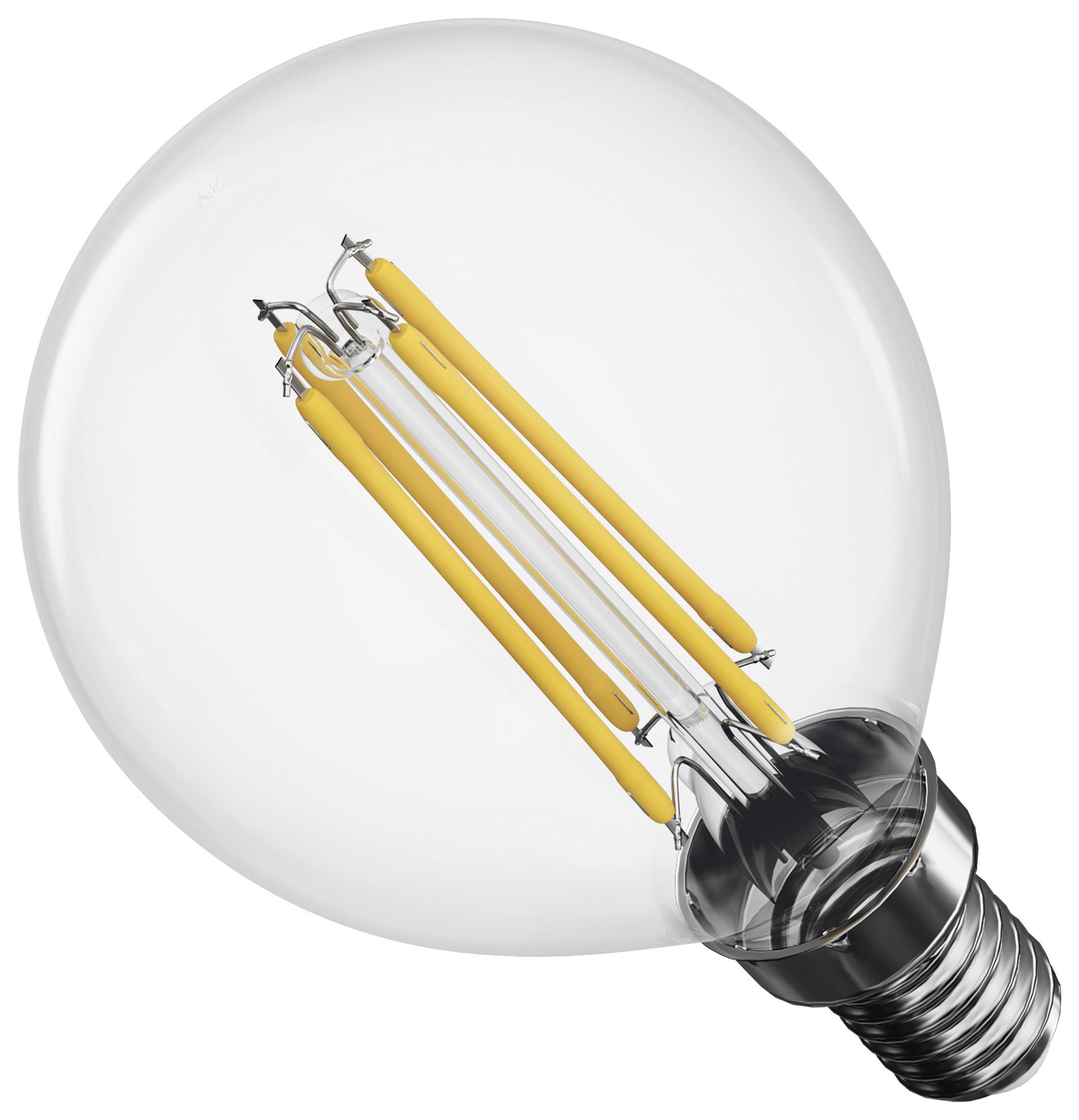 FILAMENTOVÁ LED ŽIAROVKA E14 - Basics, plast (4.5/4.5/8cm)