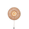 WANDLEUCHTE 50/23 cm   - Naturfarben, Basics, Holz (50/23cm) - Good & Mojo
