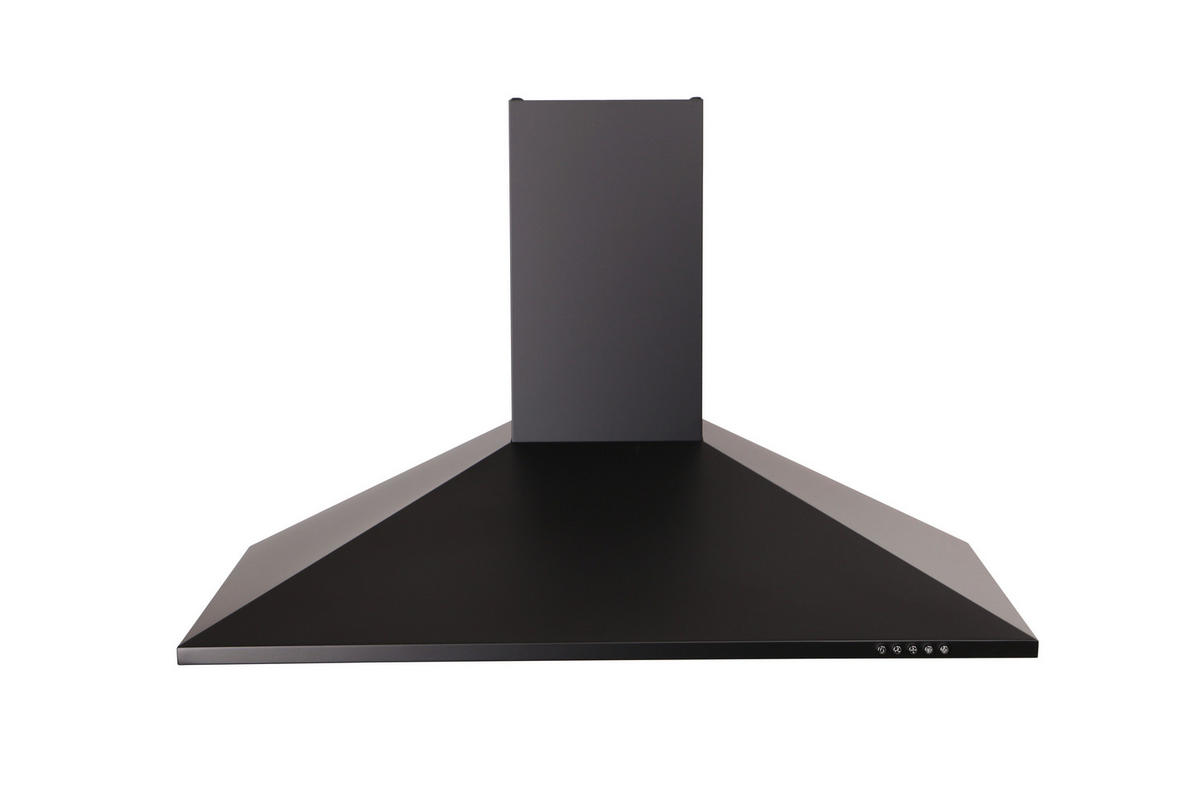 DUNSTABZUGSHAUBE CH22055-90S  - Schwarz, Basics, Metall (90/58-96/47,5cm) - Respekta