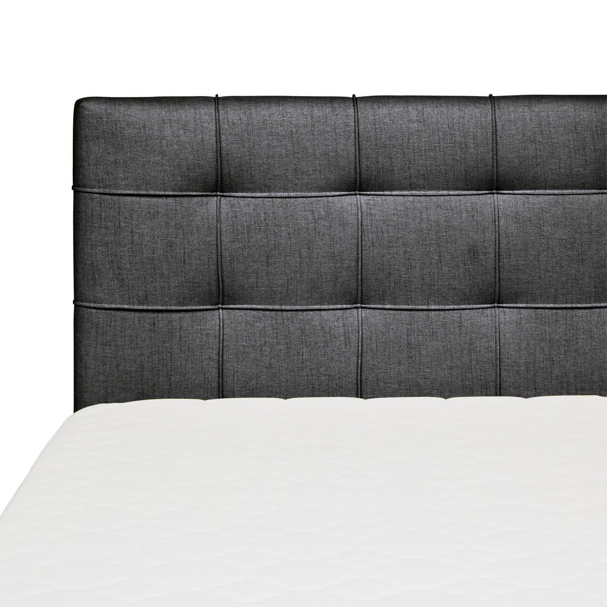 BOXBETT 200/200 cm,  in Graphitfarben,  - Graphitfarben, MODERN, Holz/Textil (200/200cm) - MID.YOU