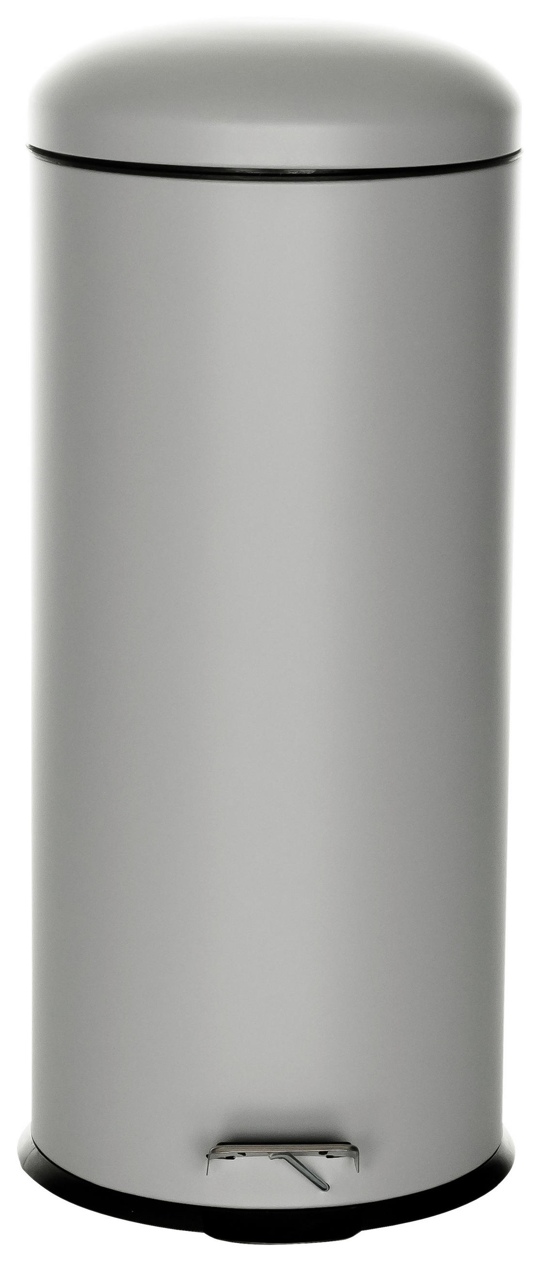 ABFALLSAMMLER 30 l  Metall  - Schwarz/Grau, Basics, Kunststoff/Metall (30/69/30cm) - MID.YOU
