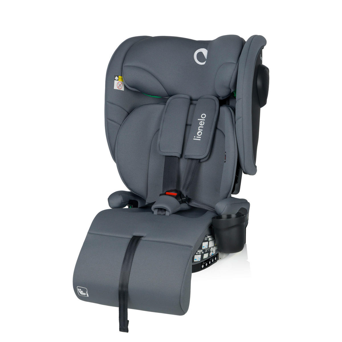 KINDERAUTOSITZ Nelly i-Size  - Grau, Basics, Textil (45/27,5/54cm) - Lionelo