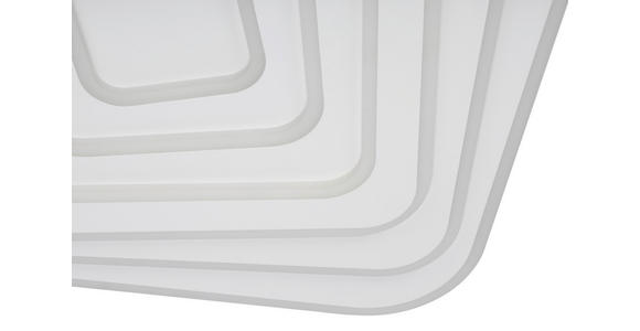 LED-DECKENLEUCHTE 53/53/5,5 cm   - Weiß, Design, Kunststoff/Metall (53/53/5,5cm) - Novel