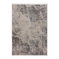 WEBTEPPICH Wohnzimmer 80/150 cm Castello Schwarz, Goldfarben rechteckig  - Goldfarben/Schwarz, Design, Textil (80/150cm) - Astra