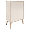 MIDISCHRANK 60/87/32,5 cm  - Champagner/Eiche Artisan, MODERN, Holzwerkstoff/Kunststoff (60/87/32,5cm) - MID.YOU