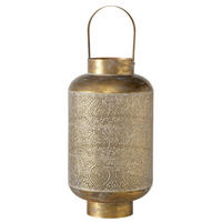 LATERNE - Goldfarben, Basics, Metall (28,5/28,5/52,5cm) - Boltze Home