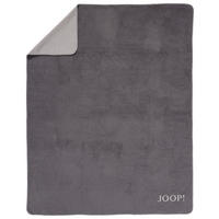 WOHNDECKE Uni Doubleface 150/200 cm  - Hellgrau/Graphitfarben, Basics, Textil (150/200cm) - Joop!