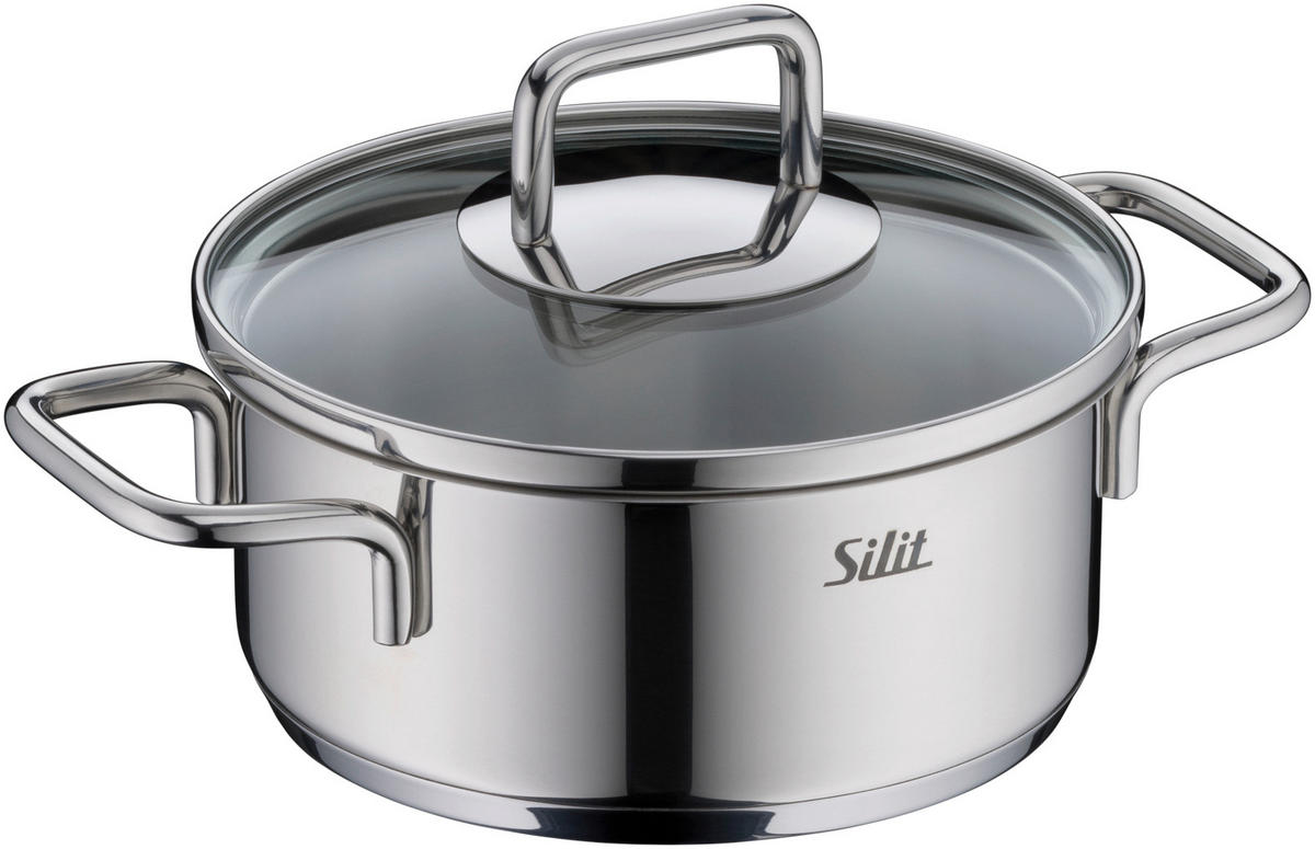 BRATENTOPF Extra Cook 0,9 L  - Klar, Basics, Metall (14cm) - Silit