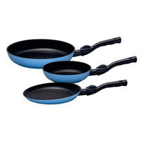 PFANNENSET Kelomat Blue Click Aluminium 3-teilig  - Blau, Basics, Metall - Kelomat