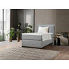 BOXSPRINGBETT 90/200 cm  in Anthrazit, Grau, Beige, Ecru  - Ecru/Anthrazit, MODERN, Karton/Holz (90/200cm) - MID.YOU