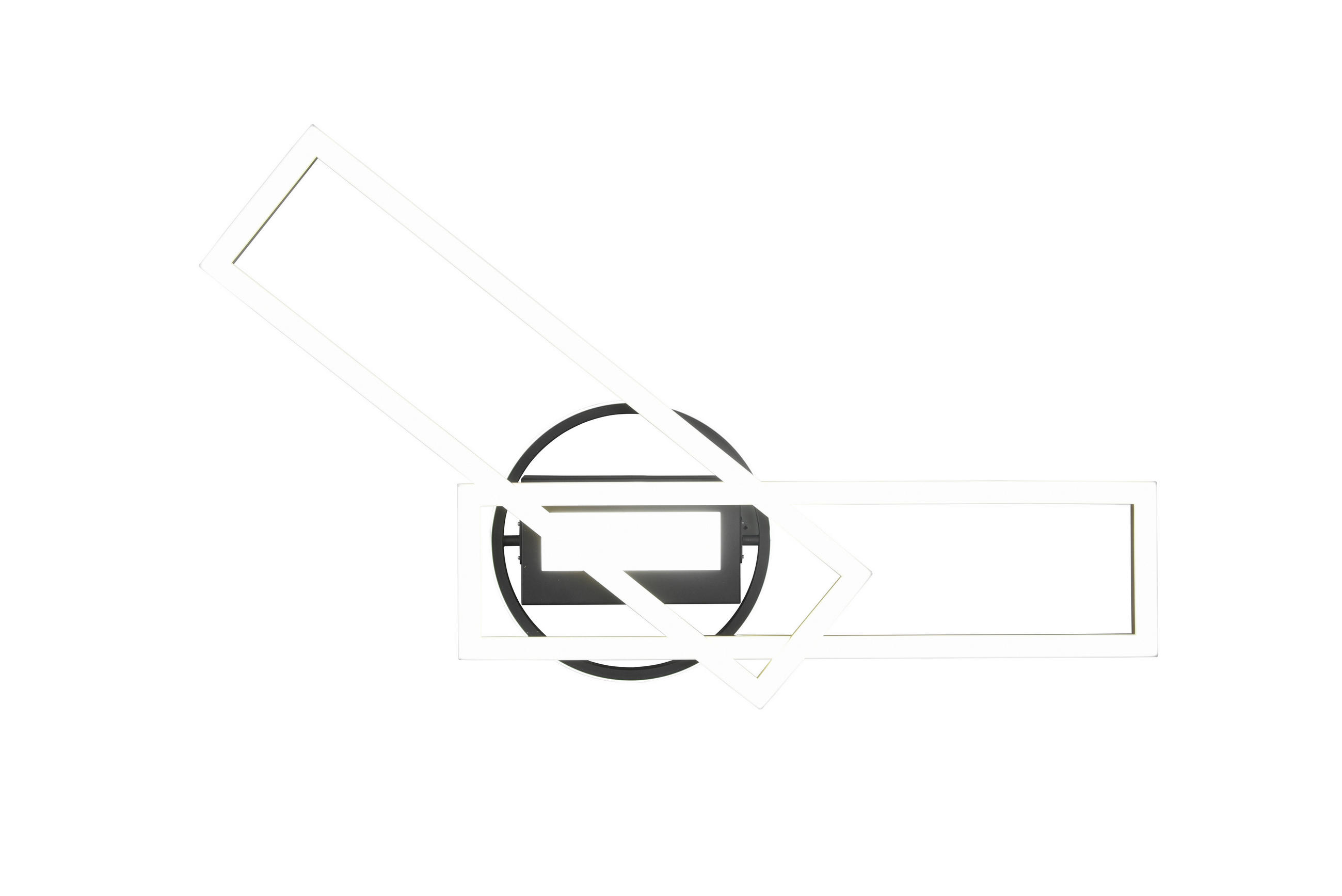 LED-DECKENLEUCHTE Twister 90,5/24,5/8,5 cm   - Messingfarben, Basics, Metall (90,5/24,5/8,5cm)