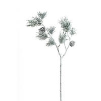 CVIJEĆE UMJETNO - bijela/zelena, Basics, metal/plastika (18/65/10cm) - Leonardo