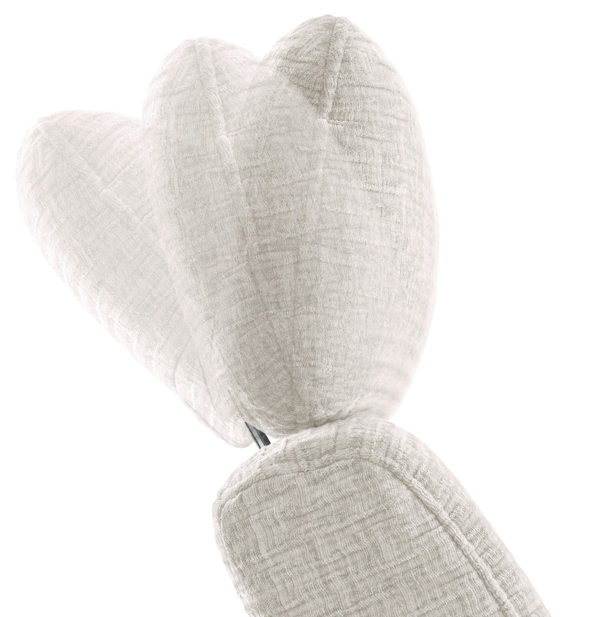 ECKSOFA in Mikrofaser Creme  - Weiss/Creme, Modern, Holz/Textil (266/190cm) - Livetastic