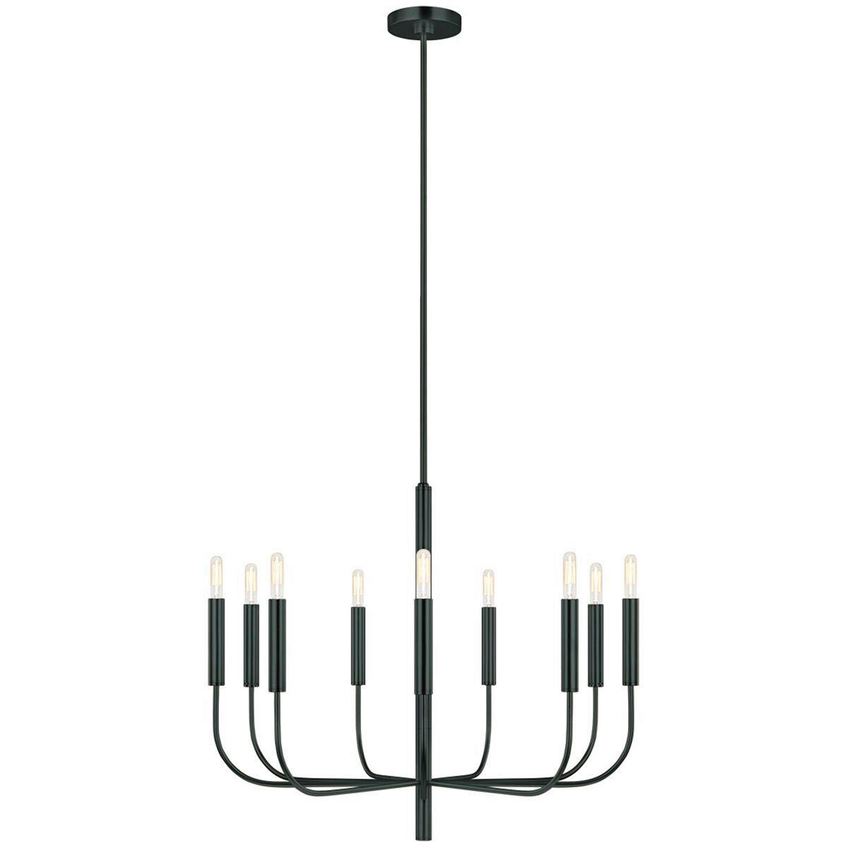 KRONLEUCHTER Generation Lighting (Feiss) 64,5/75,9 cm  - Schwarz, Design, Textil/Metall (64,5/75,9cm) - Elstead Lighting