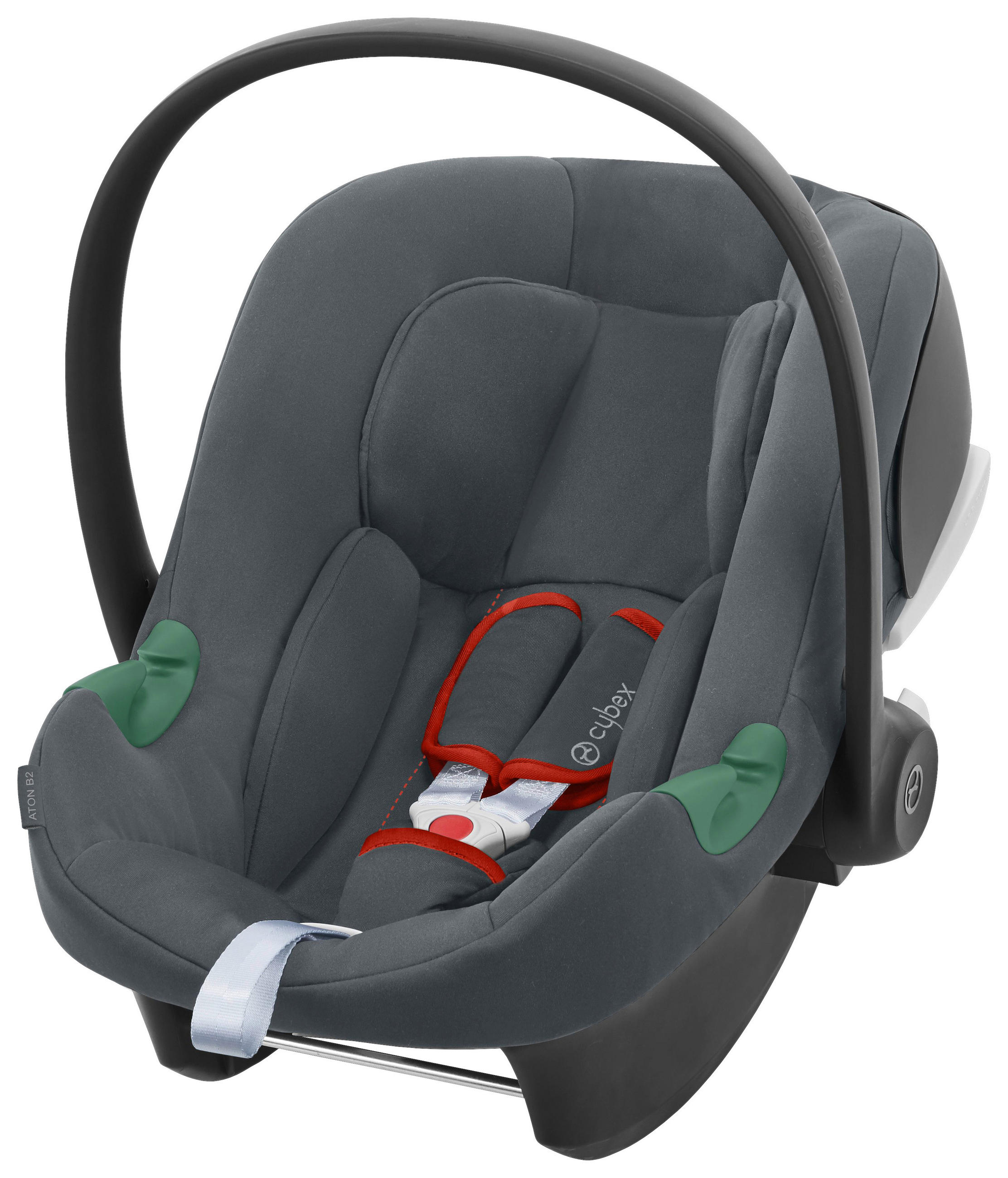 BABYSCHALE Aton B2 i-Size  - Grau, Basics, Kunststoff/Textil (66,0/44,0/39,0-56,5cm) - Cybex