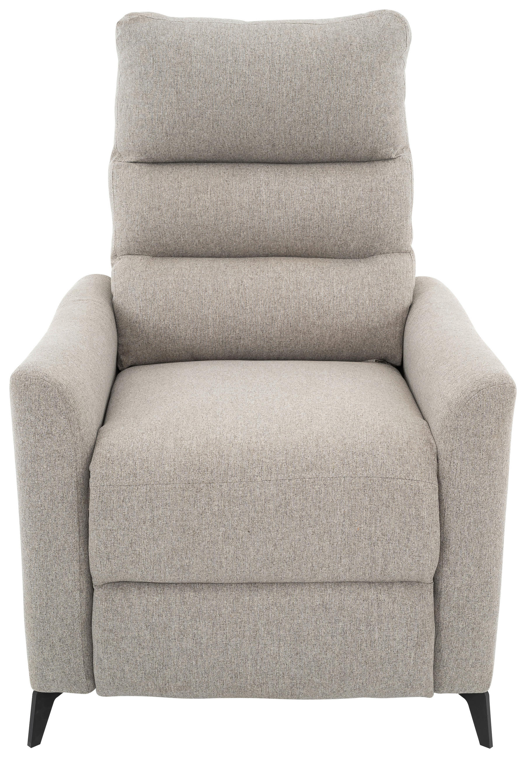 RELAXFÅTÖLJ i metall, textil grå, svart  - grå/svart, Design, metall/textil (72/100/89cm) - Livetastic