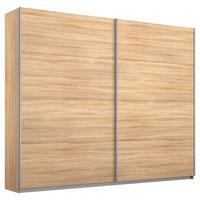 SCHWEBETÜRENSCHRANK 226/210/62 cm 2-türig Sonoma Eiche  - Alufarben/Sonoma Eiche, MODERN, Holzwerkstoff/Metall (226/210/62cm) - Rauch Möbel