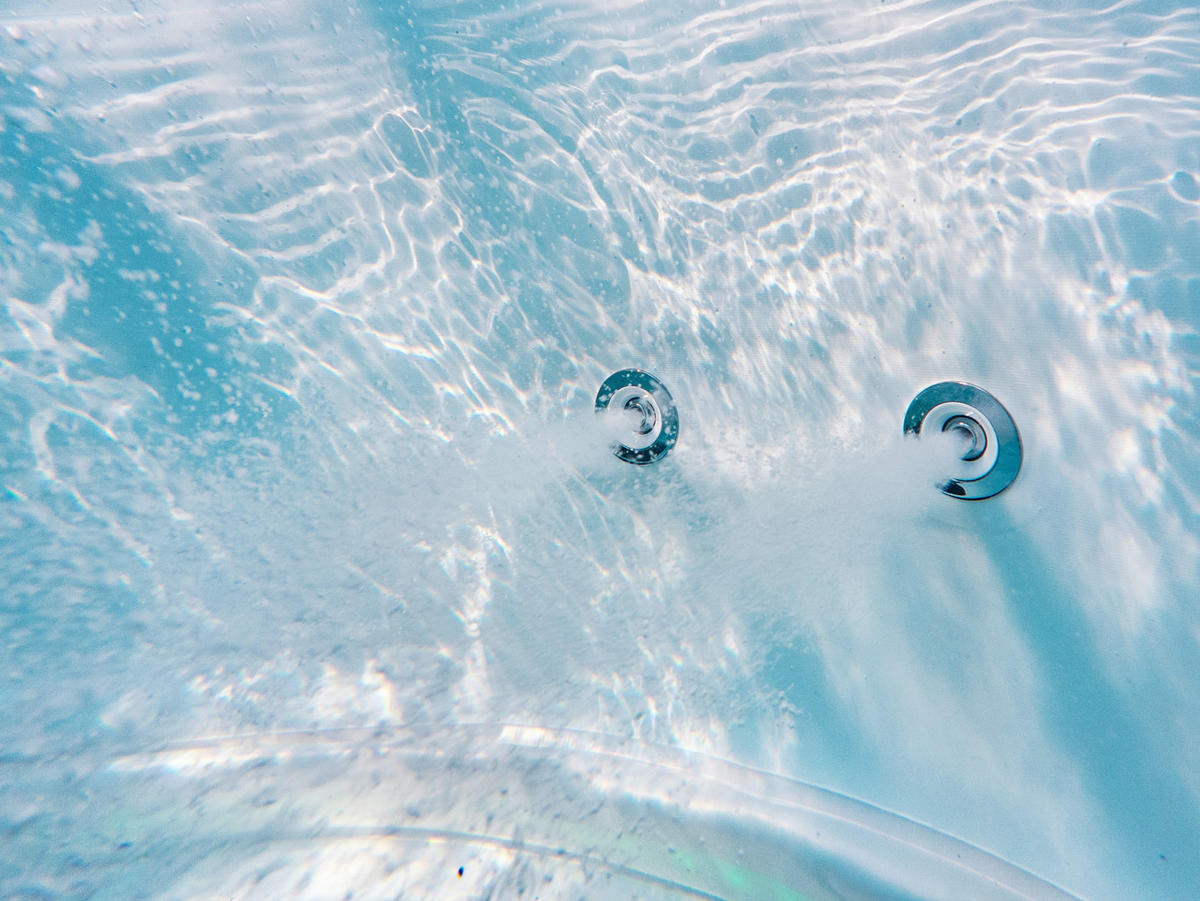 WHIRLPOOL MSPA DENVER 182/70 cm  - Dunkelgrau/Dunkelblau, KONVENTIONELL, Kunststoff (182/70cm)