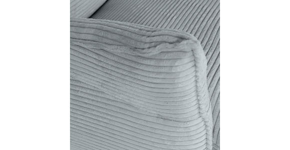 OHRENSESSEL Cord Hellgrau  - Hellgrau/Schwarz, KONVENTIONELL, Textil/Metall (83/110/92cm) - Carryhome