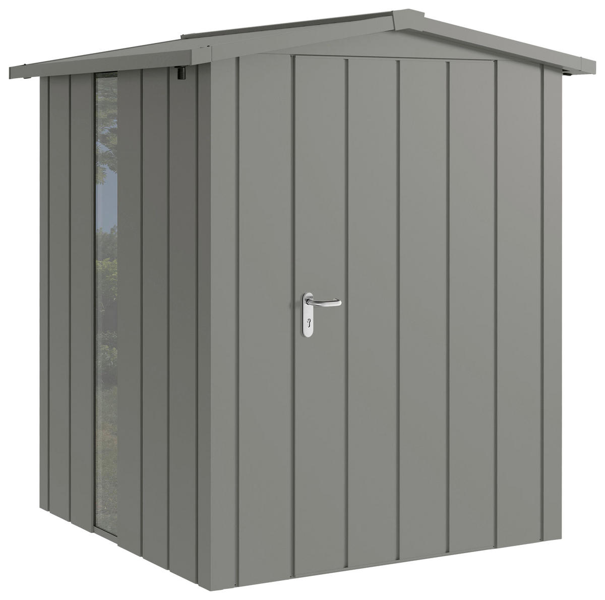 GERÄTEHAUS 187/219/181 cm  - Alufarben, Basics, Metall (187/219/181cm)