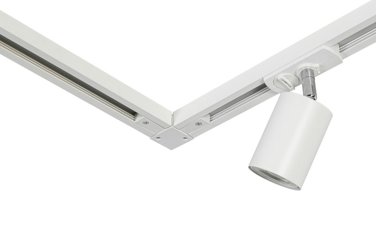 DECKENLEUCHTE 262 cm   - Weiß, Trend, Kunststoff/Metall (262cm) - Novel