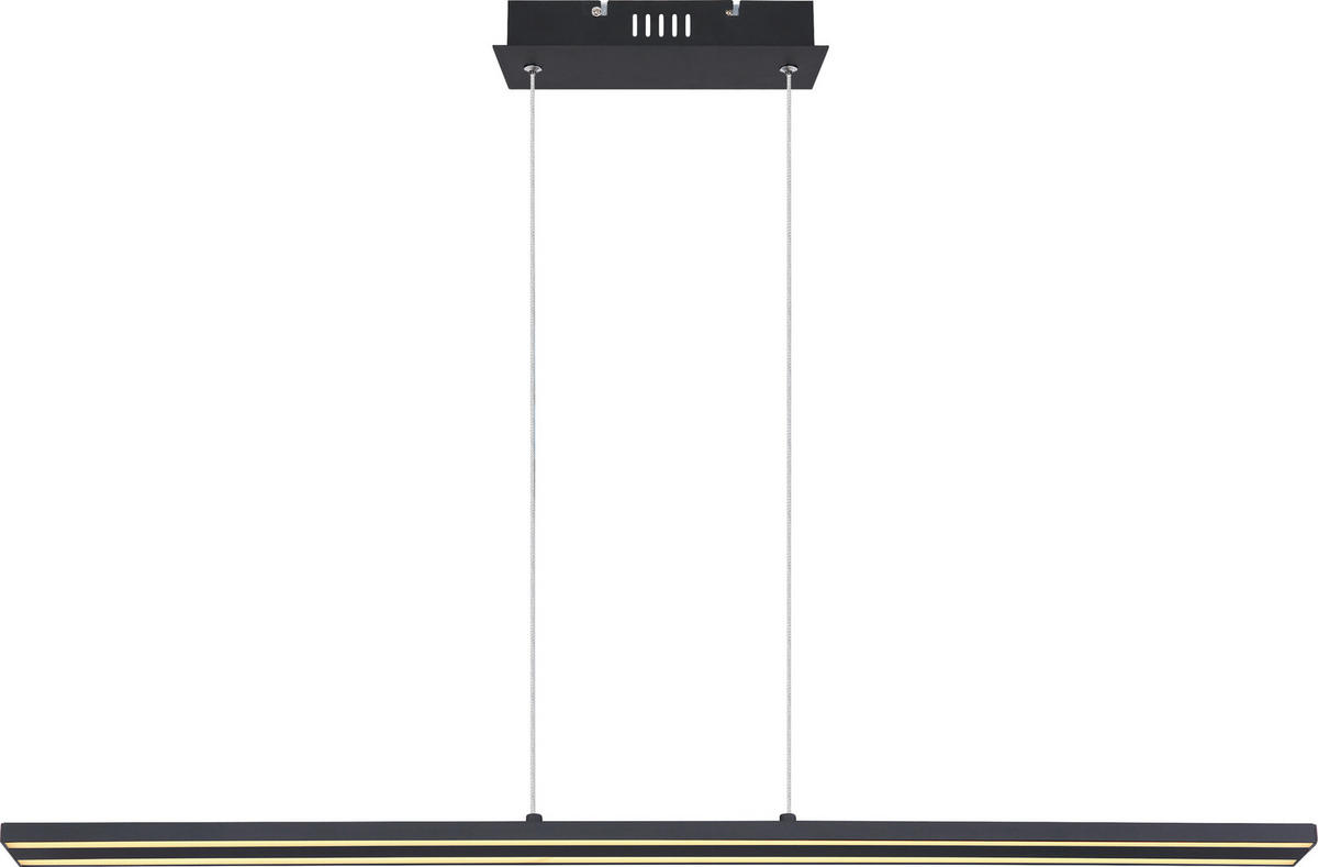 LED SVJETILJKA VISEĆA    101/8/120 cm     - crna, Trend, metal/plastika (101/8/120cm) - Novel