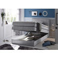 BOXSPRINGBETT 140/200 cm  in Hellgrau  - Hellgrau/Schwarz, Design, Kunststoff/Textil (140/200cm) - Xora