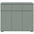 SIDEBOARD  120,1/102,8/48 cm 3 Schublade(n)  - Anthrazit/Graugrün, Design, Holzwerkstoff/Kunststoff (120,1/102,8/48cm) - Carryhome