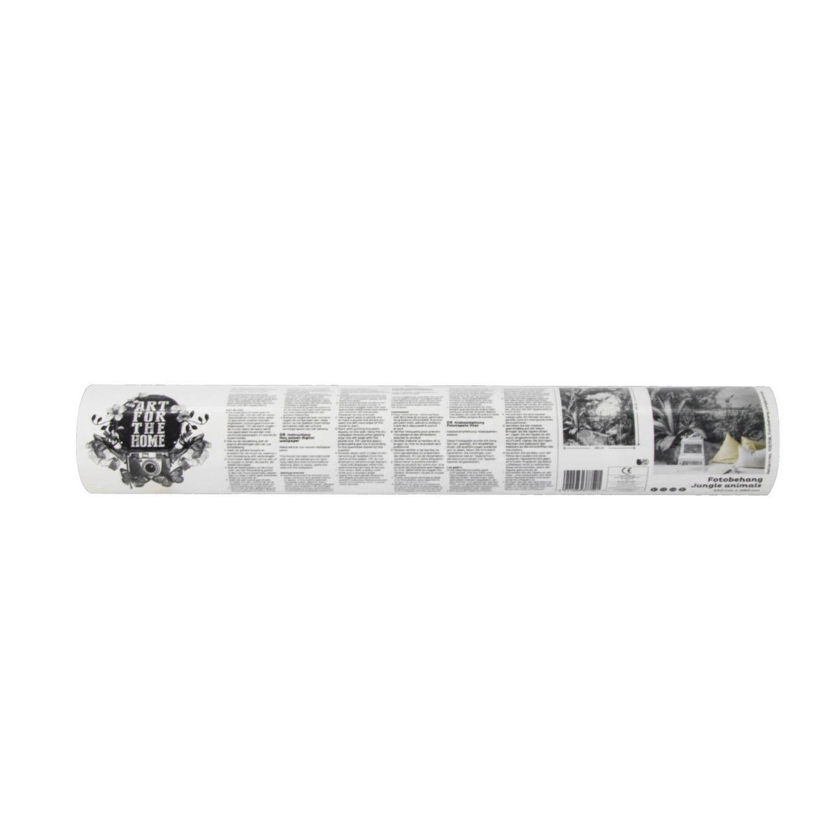 FOTOTAPETE  - Schwarz/Weiß, Basics, Papier/Kunststoff (250/280cm) - Xora