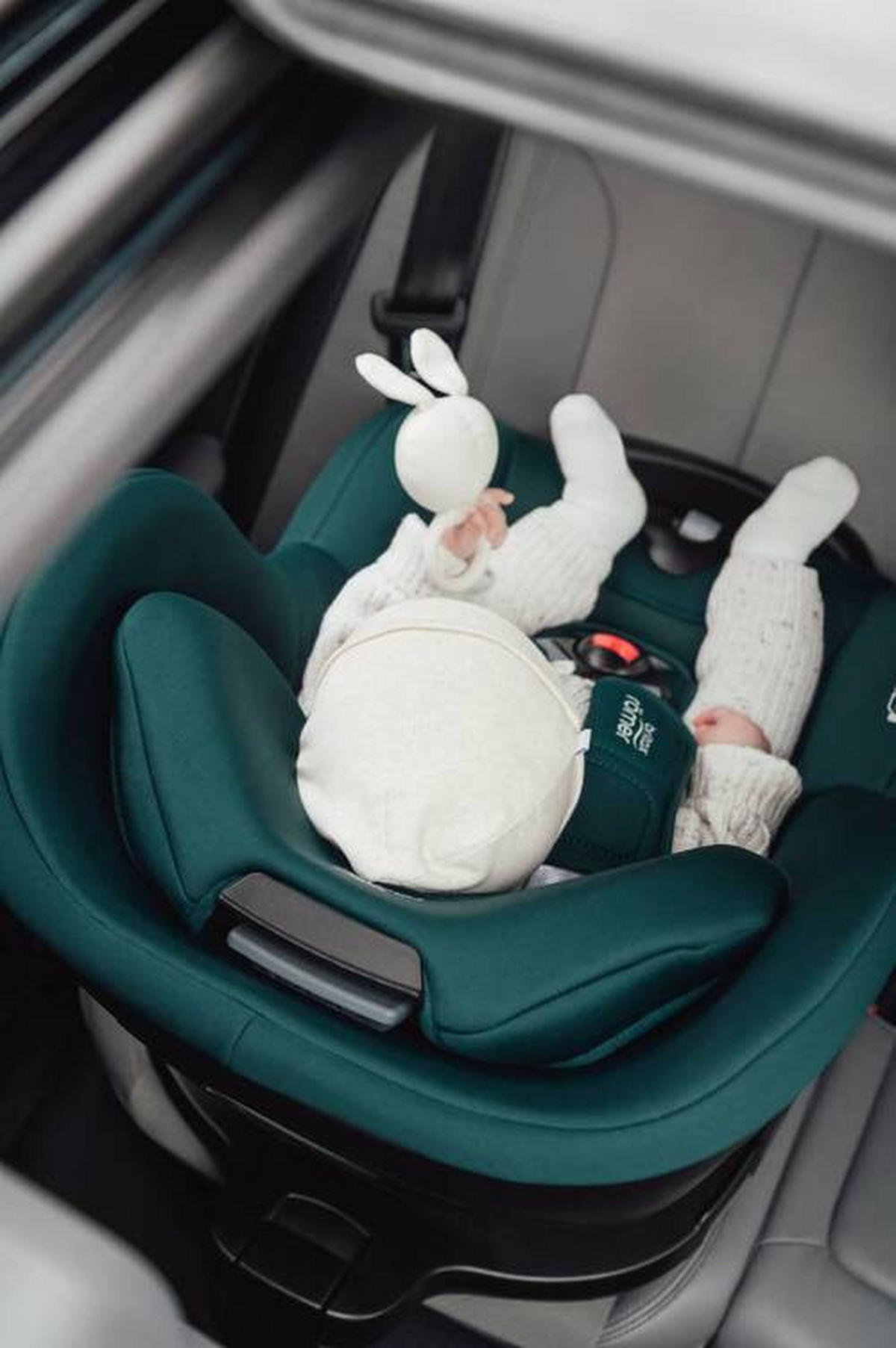 REBOARDER-KINDERSITZ DUALFIX 5Z MIT VARIO BASE 5Z  - Dunkelgrün, Basics, Textil - Britax Römer