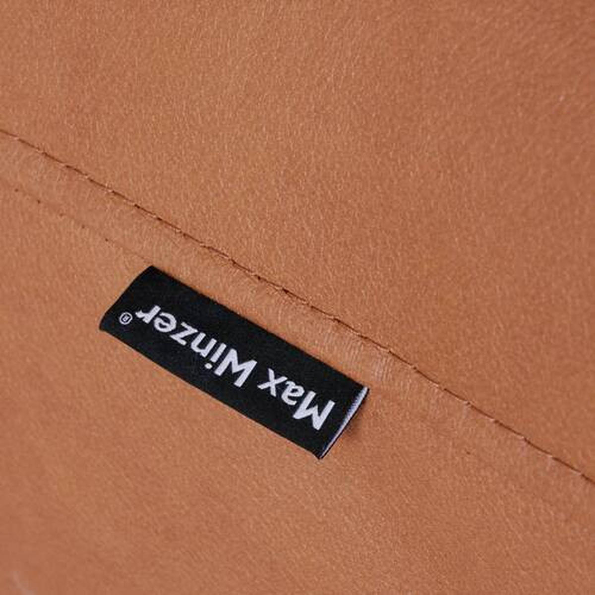 SITZSACK Lederlook (vegan) Cognac  - Cognac, Trend, Textil (65/65/95cm) - Max Winzer