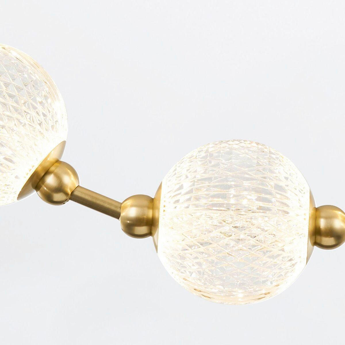 LED-HÄNGELEUCHTE Alora 22,2/147,6 cm   - Messingfarben, KONVENTIONELL, Kunststoff/Metall (22,2/147,6cm) - Elstead Lighting