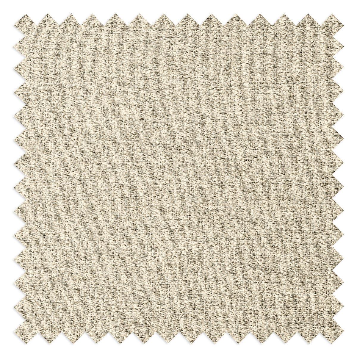 HOCKER BERLIN Webstoff Creme  - Creme/Schwarz, Design, Textil/Metall (163/46/62cm) - Livetastic