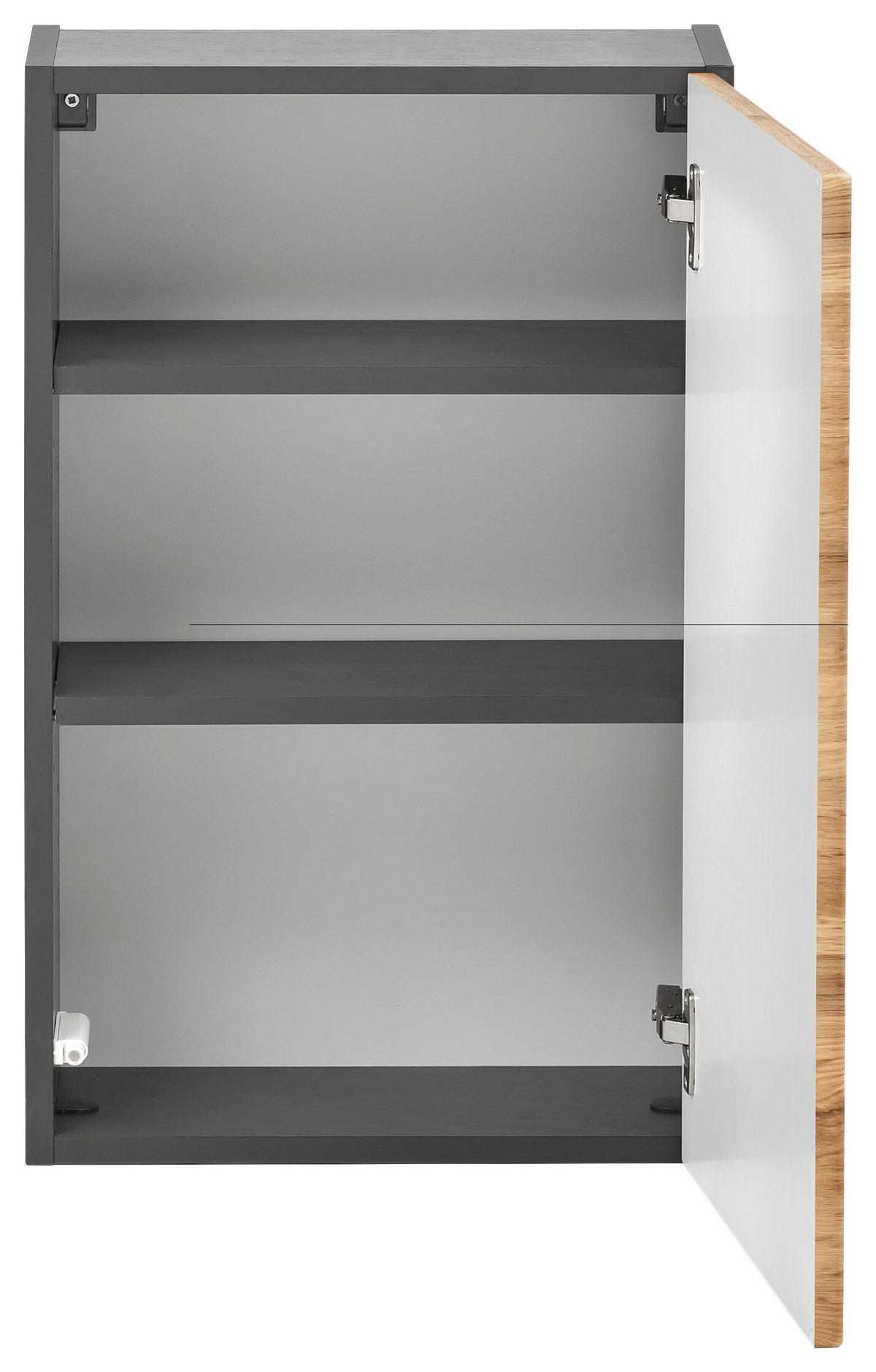 HÄNGESCHRANK 40/64/20 cm  - Eichefarben/Graphitfarben, KONVENTIONELL, Holzwerkstoff (40/64/20cm) - Held