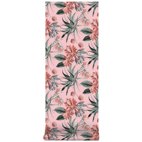 VLIESTAPETE  - Pink, Basics, Papier/Kunststoff (52/1005cm) - Xora