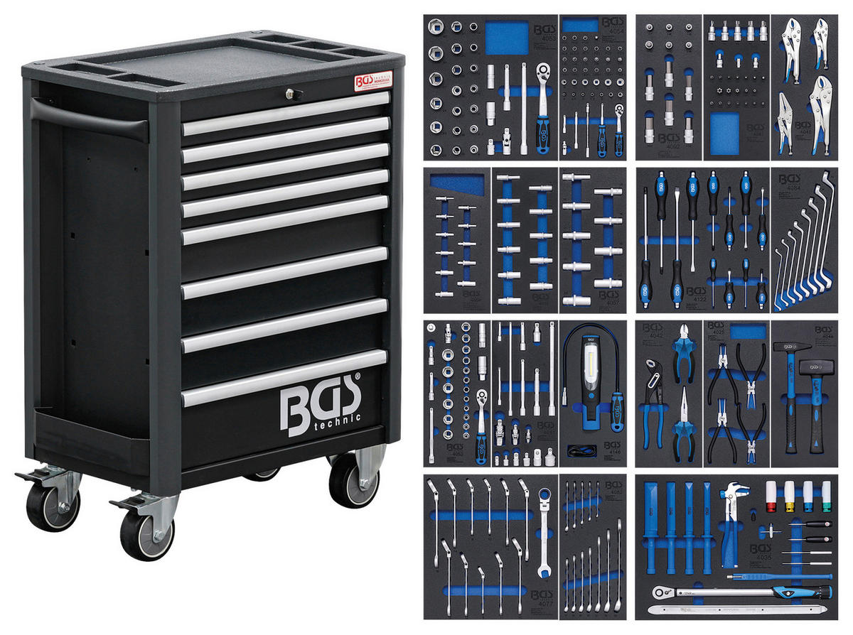 WERKSTATTWAGEN 72,4/103,3/47 cm  - Schwarz, Basics (72,4/103,3/47cm)