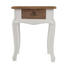 BEISTELLTISCH furniert rechteckig Braun, Weiß - Braun/Weiß, LIFESTYLE, Holz (44/57/32cm)