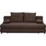SCHLAFSOFA in Textil Braun - Schwarz/Braun, Design, Kunststoff/Textil (208/73-90/102cm) - Hom`in SCHLAFSOFA in Textil Braun - Schwarz/Braun, Design, Kunststoff/Textil (208/73-90/102cm) - Hom`in