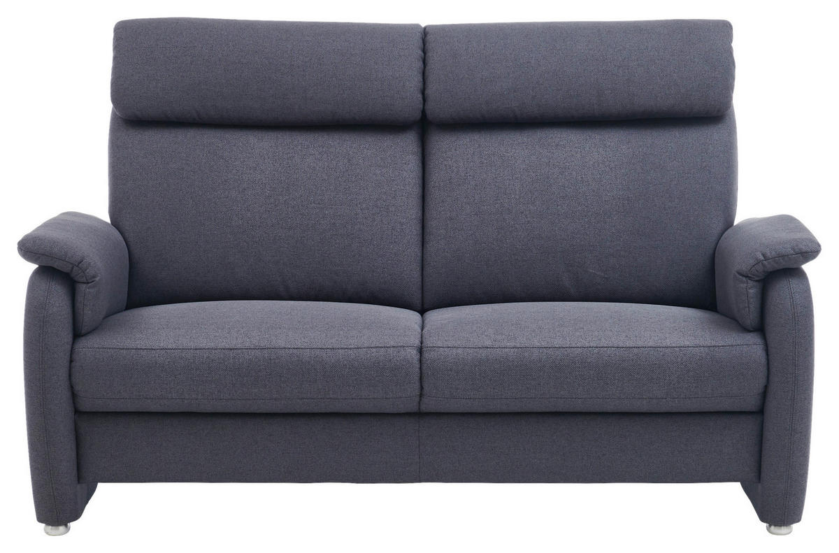TRAPEZSOFA Flachgewebe Anthrazit  - Anthrazit, KONVENTIONELL, Textil (222/107/102cm) - Pure Home Comfort