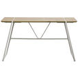 SCHREIBTISCH 140/60/75 cm Kaschmir, Eiche Artisan  - Kaschmir/Eiche Artisan, Design, Holzwerkstoff/Metall (140/60/75cm) - Carryhome